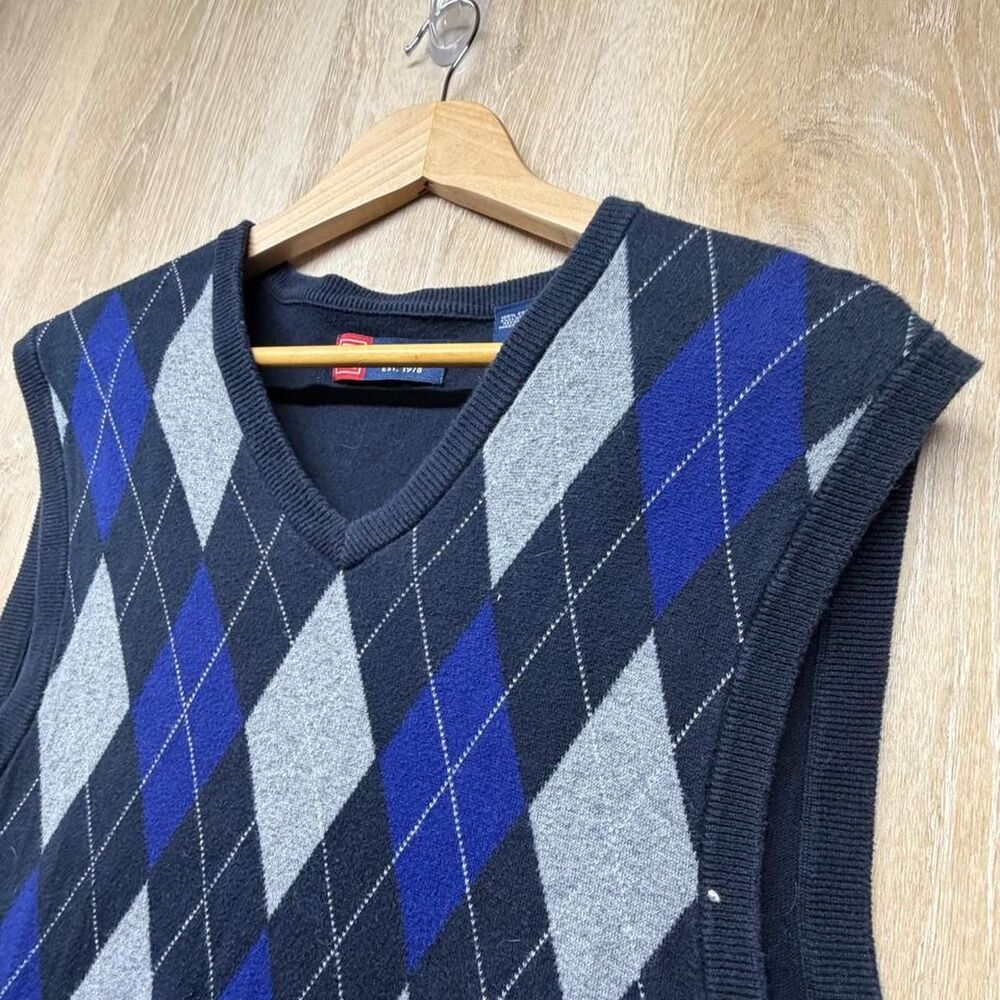 Chaps Men's Blue and Navy Jumper